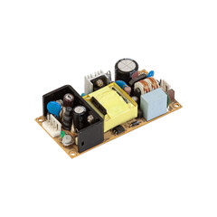 Switching led power supply isolated on the white background.