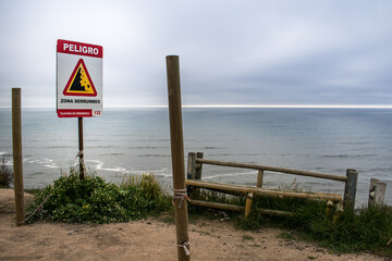 sign on the beach