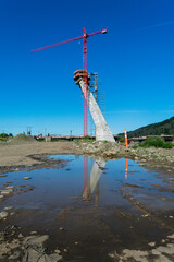 construction of the building