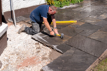 making a patio