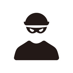 Thief icon vector illustration symbol