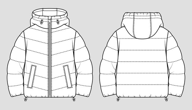 Jacket mockup template sale