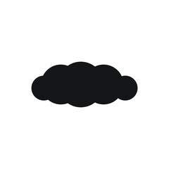 Icon vector graphic of cloud, template illustration web etc