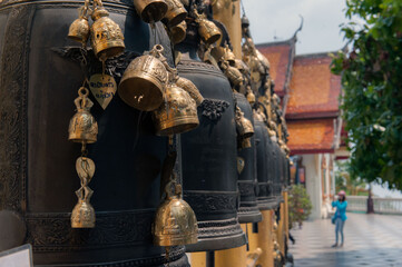 Thailand, Buddhismus, Tempel, Glocken