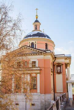 St. Barbara's Church on Varvarka Street. Moscow. Russia