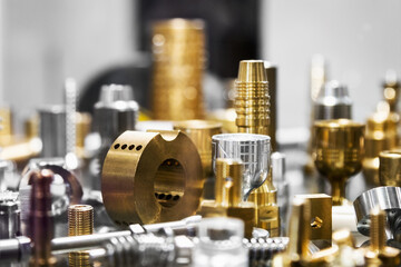 different shapes and sizes of parts turned on a lathe or milling machine. The details of processing...
