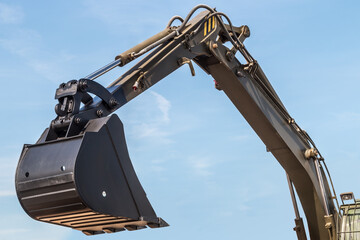 construction bucket, tractor, excavator, grader, etc. Parts of construction equipment