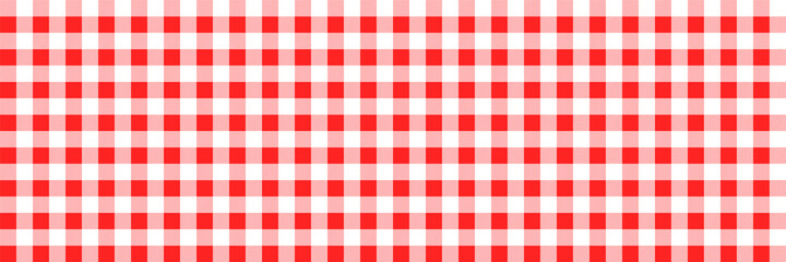 Checkered pattern. Seamless red background. Vector abstract