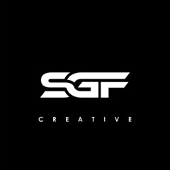 SGF Letter Initial Logo Design Template Vector Illustration	
