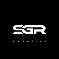 SGR Letter Initial Logo Design Template Vector Illustration	

