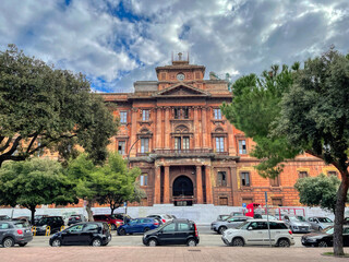 Palazzo degli Uffici (office building) now called Archytas Palace, historic palace of the 700 in Taranto, Puglia, Italy