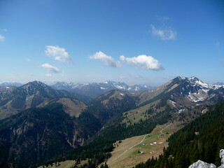 Hiking tour Brunnstein mountain, Bavaria, Germany