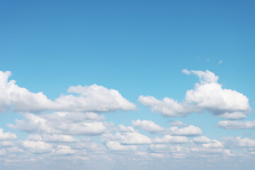 Fototapeta premium White clouds floating in the sky