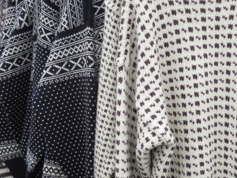Full Frame Shot Of Sweaters