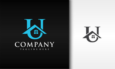 initials U home logo © Hasim