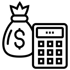 Budget Calculation Vector 