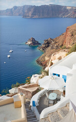 Santorini - The look from Oia to south.