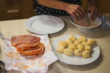 Preparing food at home