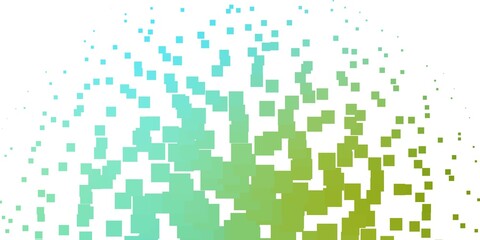 Light Blue, Green vector pattern in square style.