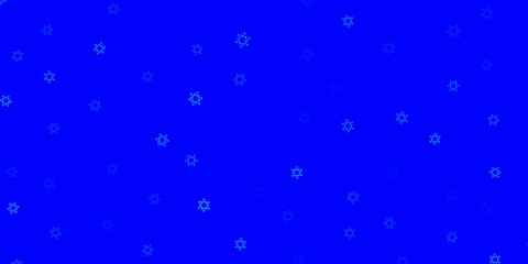 Light blue vector background with covid-19 symbols.