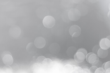 Bokeh of lights on black background