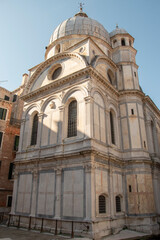 Obraz premium City of Venice, Church of Santa Maria dei Miracoli, Italy