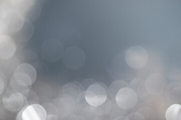 Bokeh of lights on black background