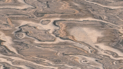 Seasoned wood of an olive-tree, background of brown and gray shades of natural wood texture. 3D-rendering