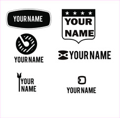 logo for bussines web or brand vector