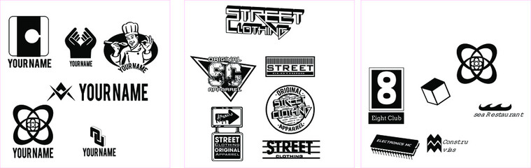 Black and white vector illustration for print tshirt