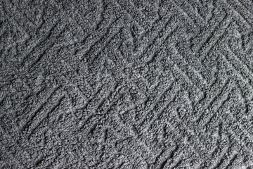 grey Terry towel texture close up