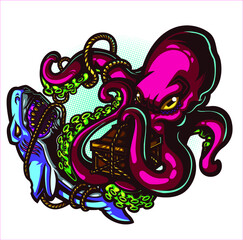 Obraz premium tshirt vector illustration easy for print