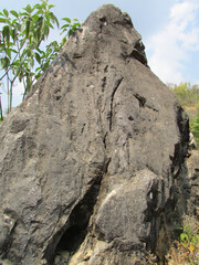 rock in the mountains