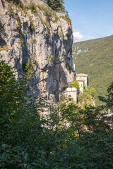 Felsenkirche Madonna della Corona in Ferrara die Monte Baldo, Veneto, Italien