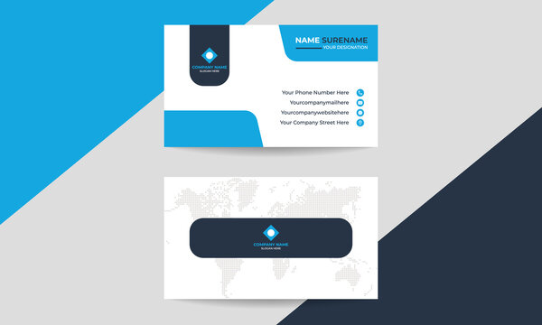 Minimal Corporate Business Card Design