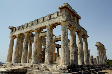 Fototapeta premium The Temple of Aphaia, Aegina island, Greece
