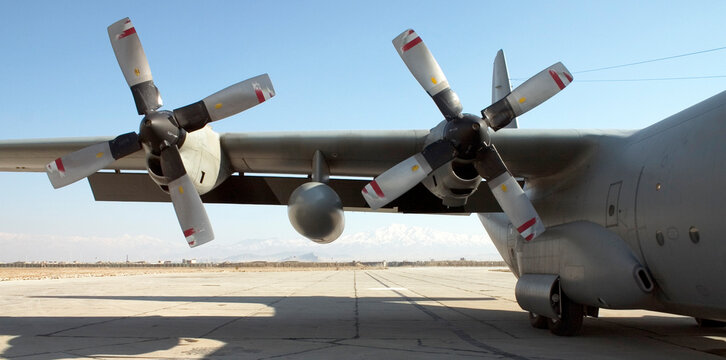 Wing of a C-130 Hercules