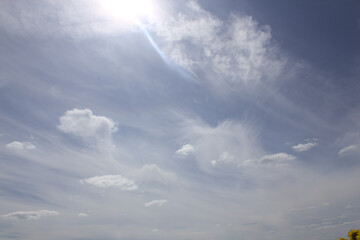 Photo lake and sky