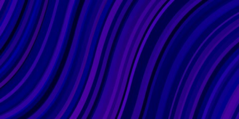 Dark Purple, Pink vector background with lines.