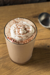 Homemade Chocolate Ice Cream Milkshake