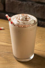 Homemade Chocolate Ice Cream Milkshake