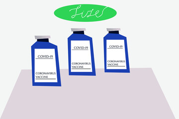 Coronavirus vaccine found vector for news.