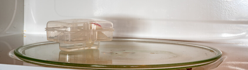 Steam sterilizer container for pacifiers in a microwave