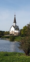 Obraz premium church in the lake
