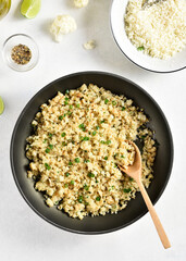 Roasted cauliflower rice