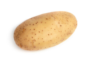 Potato isolate on white background. Close-up