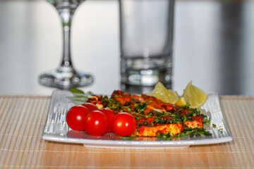 Spicy Indian style fish fillets dish
