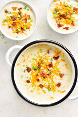 Creamy potato soup