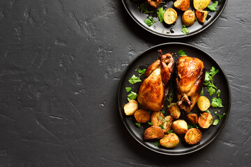 Tasty grilled quails