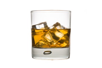 Glass of Whiskey and Ice